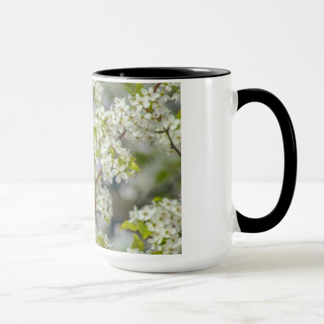 Mug Fleurs du nord de cardinal au printemps (Droite)