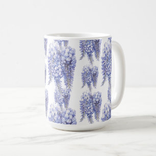 Mug Fleurs Élégantes de glycine violette