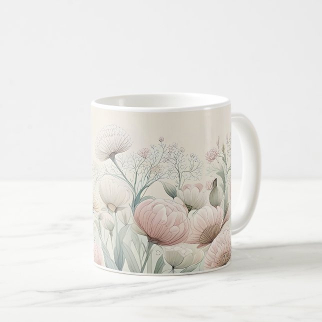 Mug Fleurs en Fleur (Devant droit)