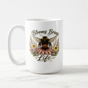 Mug Fleurs Épanouies Apportent Vie