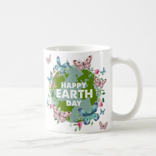 MUG FLEURS ET BUTTERFLIES HAPPY JOUR DES TERRES 2024
