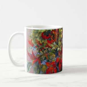 Mug Fleurs et chats de Paul Gauguin, Art Vintage