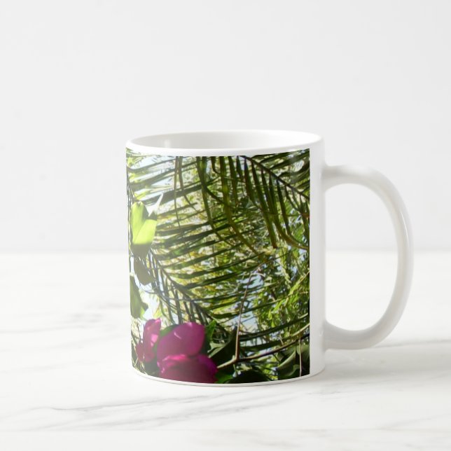 Mug Fleurs et palmier (Droite)