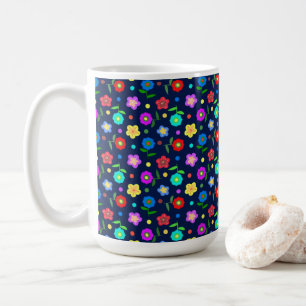 Mug Fleurs et points