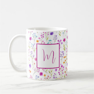 Mug Fleurs féminines romantiques personnalisées de pri
