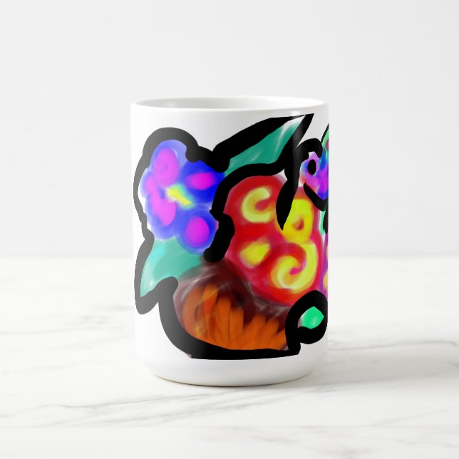 Mug Fleurs fête des mères douce (Centre)
