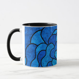 Mug Fleurs florales abstraites sans couture couleur no