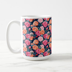 Mug Fleurs florales roses Motif-80037