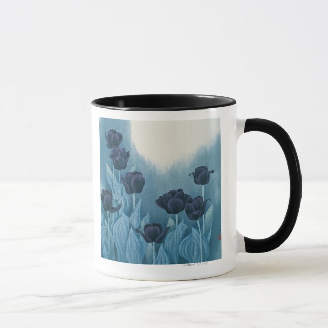Mug Fleurs foncées (Droite)