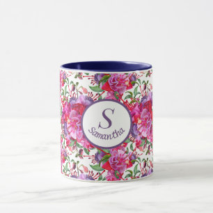 Mug Fleurs Fuchsia personnalisées