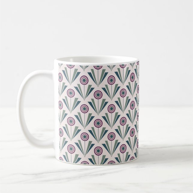 Mug Fleurs géométriques (Gauche)