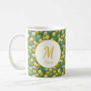Mug Fleurs girly de printemps romantiques personnalisé