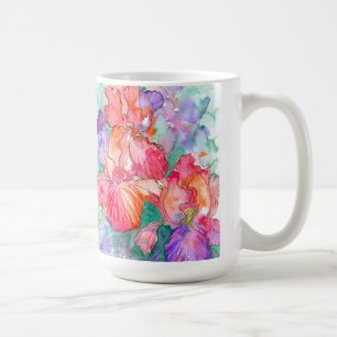 Mug Fleurs gracieuses - Fleurs d'Iris Fête des mères