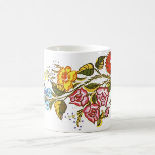 Mug fleurs horizontales