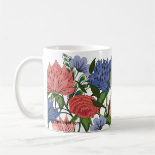Mug Fleurs indiennes personnalisées
