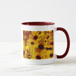 Mug Fleurs jaunes
