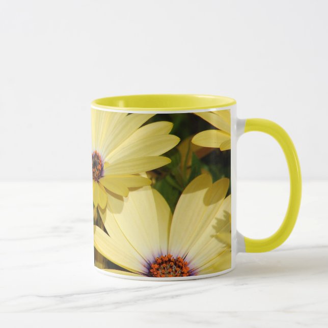 Mug Fleurs jaunes (Droite)