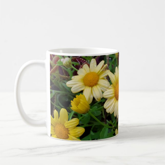 Mug Fleurs jaunes (Gauche)