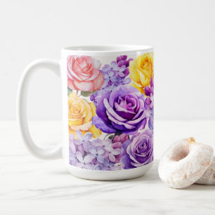 Mug Fleurs Lilac romantiques & Roses