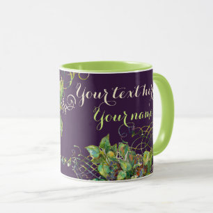 Mug fleurs lilas