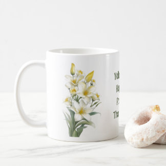 Mug Fleurs Lys Jaunes