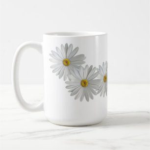 Mug Fleurs marguerites blanches