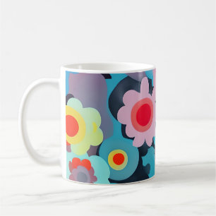 Mug Fleurs mod rétro