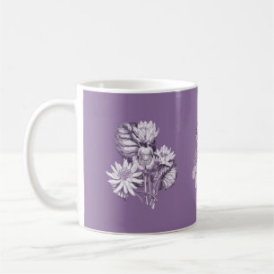 Mug Fleurs monochromes en lavande