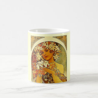 Mug fleurs mucha