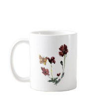 Fleurs Nature Art Papillon Pavot