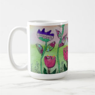 Mug Fleurs ondulées