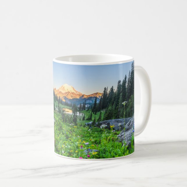 Mug Fleurs | Parc national du Mont Rainier (Devant droit)