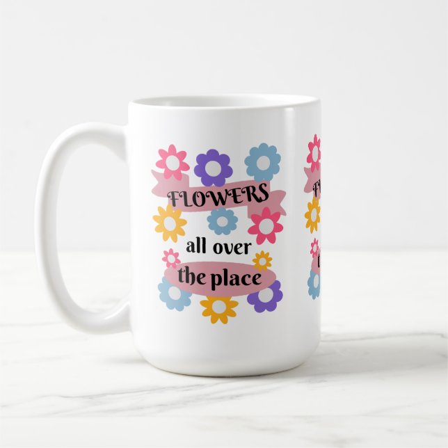 Mug Fleurs partout (Gauche)