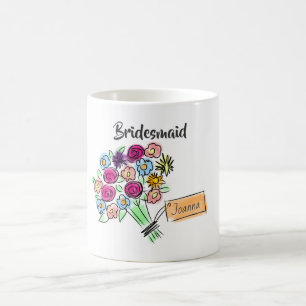 Mug Fleurs personnalisées Briesmaid