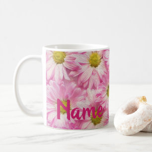 Mug Fleurs personnalisées Marguerites Conception Café