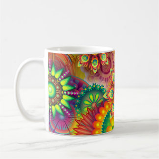 Mug Fleurs psychédéliques