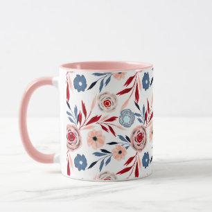 Mug Fleurs roses