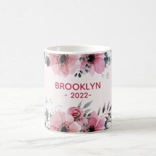 Mug Fleurs roses modernes