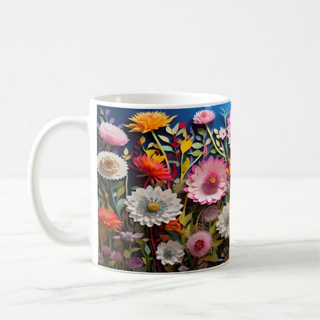Mug Fleurs sauvages 3D (Gauche)