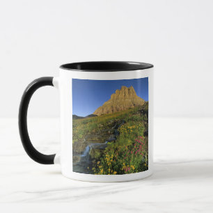 Mug Fleurs sauvages alpines & Mt Clements à Logan Pass