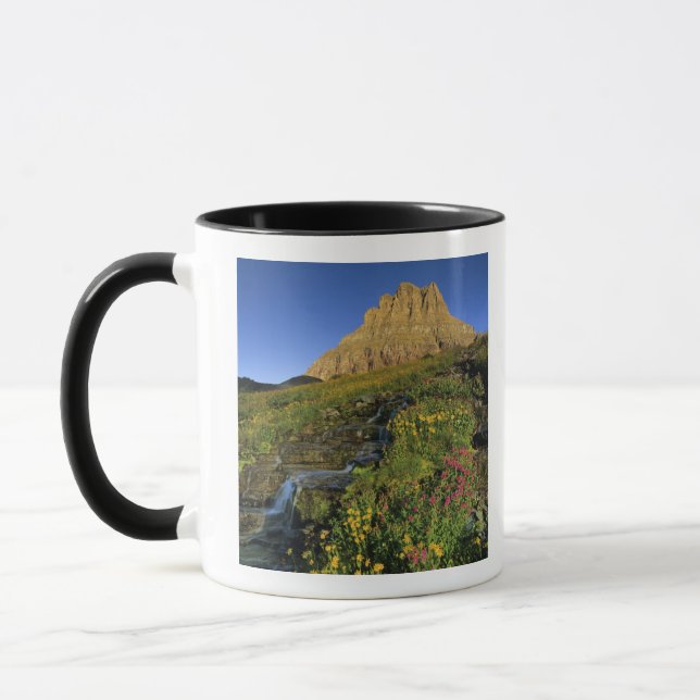 Mug Fleurs sauvages alpines & Mt Clements à Logan Pass (Gauche)