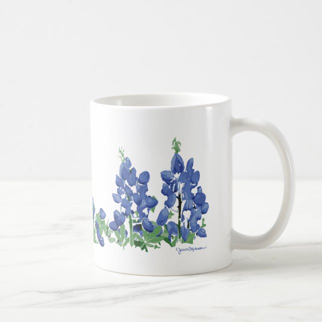 Mug Fleurs sauvages Bluebonnet, Fleurs texanes (Droite)