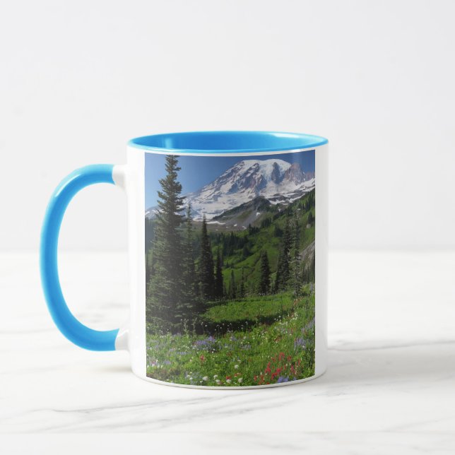 Mug Fleurs sauvages chez le mont Rainier (Gauche)