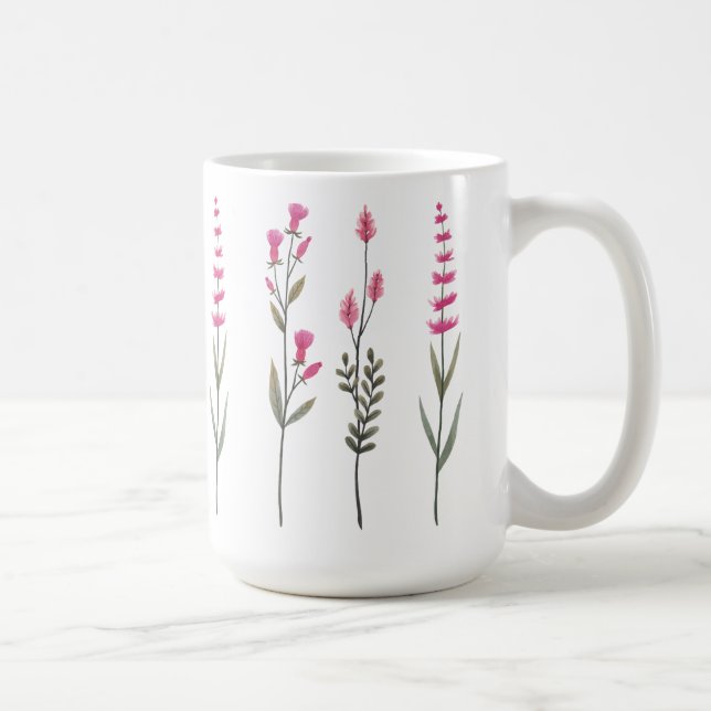 Mug Fleurs sauvages de la Saint-Valentin (Droite)