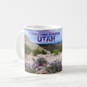 Mug Fleurs sauvages de l'Utah de canyon de neige