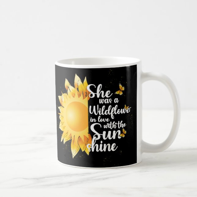 Mug Fleurs sauvages d'été et soleil (Droite)