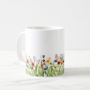 Mug Fleurs sauvages Floral, Jardin botanique, gif Colo