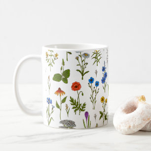 Mug Fleurs sauvages Floral, Jardin botanique, gif Colo