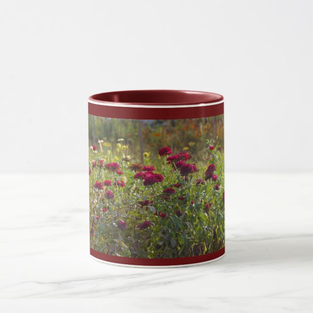 Mug Fleurs sauvages marron (Centre)