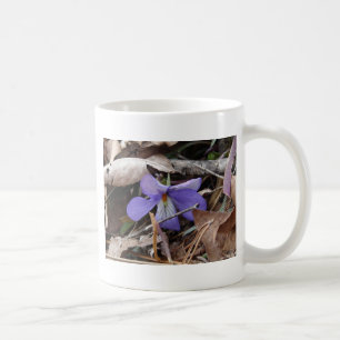 Mug Fleurs sauvages oiseau-pied violet sources chaudes
